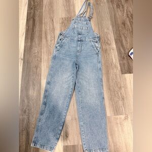 Celebrity Pink Light Blue Denim Overalls